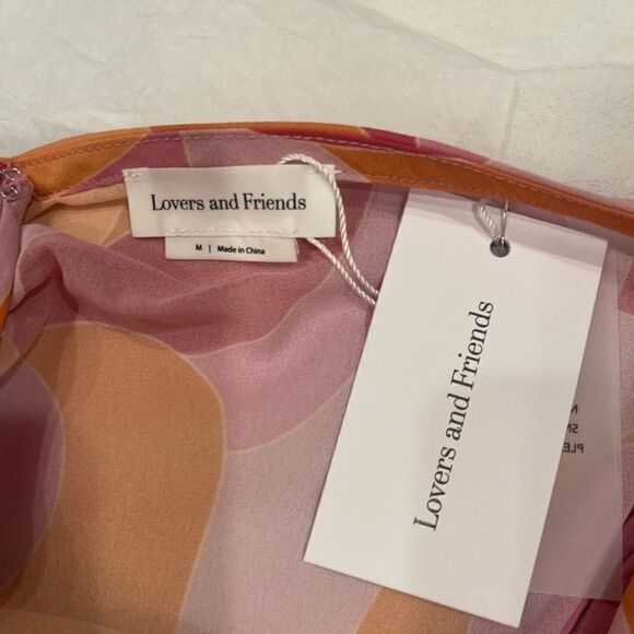 Lovers and Friends Feelin Groovy Jumpsuit in Fuchsia Geo.Size M - Picture 14 of 16